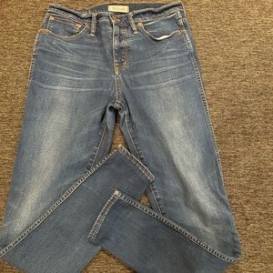 Madewell 9” high rise skinny size 30T